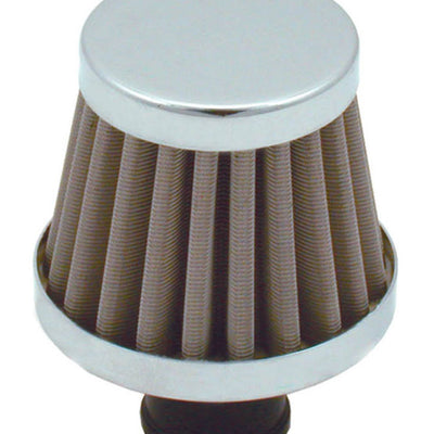 Spectre Breather Filter 10mm Flange / 2in. OD / 1-3/4in. Height - Stainless Steel