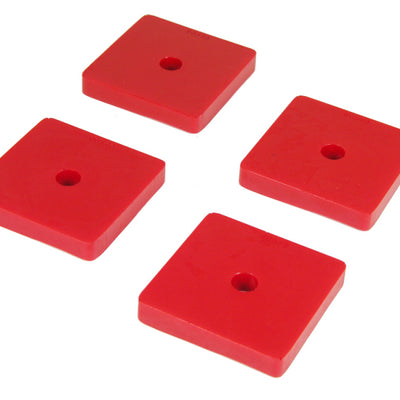 Prothane 60+ Jaguar MKII Rear Spring Pad Kits - Red
