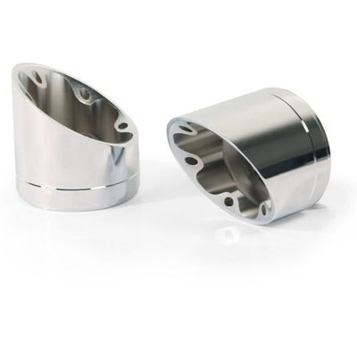 Remus 2021+ BMW R 18 (Euro 5) Slash Cut V1 End Cap - Silver (Pair)