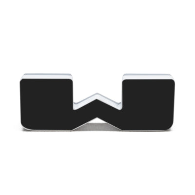 ORACLE Lighting Universal Illuminated LED Letter Badges - Matte Blk Surface Finish - W