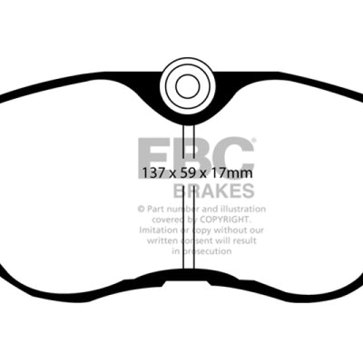 EBC 87-89 Nissan 300ZX 3.0 Turbo Ultimax2 Front Brake Pads