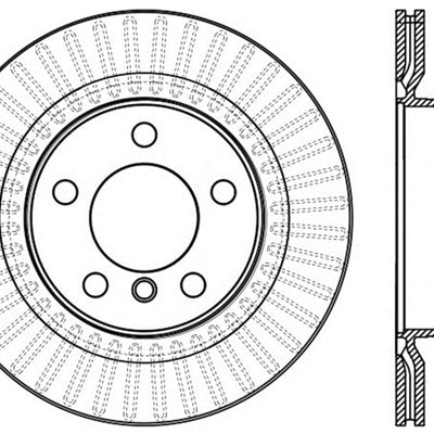 StopTech BMW 12-15 335i / 2014 428i / 2014 235i/228i Rear Right Slotted Sport Brake Rotor