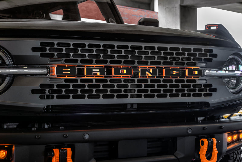 ORACLE Lighting Universal Illuminated LED Letter Badges - Matte Blk Surface Finish - G