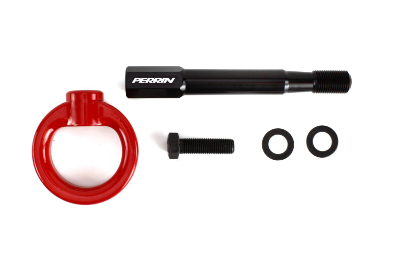 PERRIN 14-19 Subaru Forester Tow Hook Kit (Rear) - Red