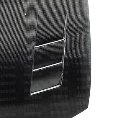 Seibon 92-95 Honda Civic 2DR/3DR TS-Style Carbon Fiber Hood