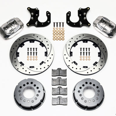 Wilwood Forged Dynalite P/S Rear Kit Drilled Polished Big Ford 2.36in Offset