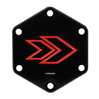 NRG Engraved Arrow Horn Delete Button-RED