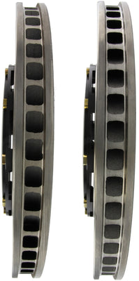 StopTech 09-11 Nissan GT-R Front Slotted Bare Iron 380x34mm AeroRotor Kit Pair