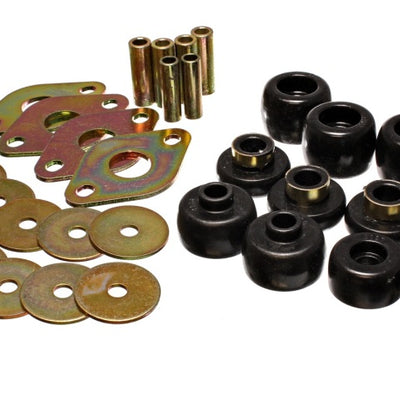 Energy Suspension 93-98 Toyota T100 Black Body Cab Mount Set