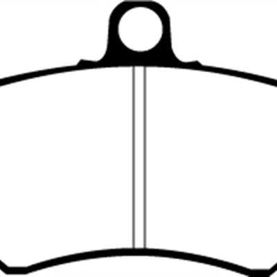 EBC 94 Volkswagen Cabriolet 1.8 Greenstuff Front Brake Pads