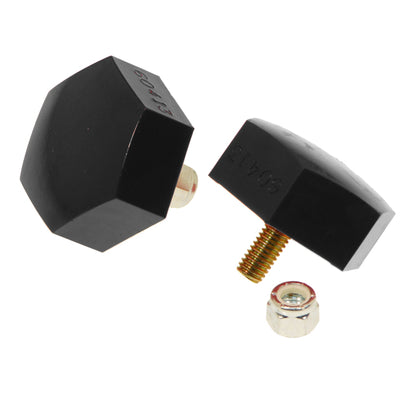 Prothane Universal Bump Stop 7/8 X 2 1/4in Dia. Hex - Black