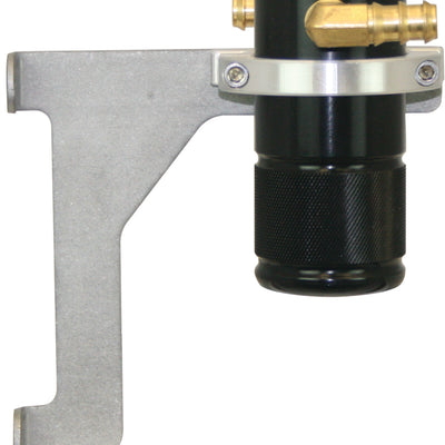 Moroso 12-18 Jeep 3.6L JK Air/Oil Separator Catch Can - Small Body - Billet Aluminum - Black Finish