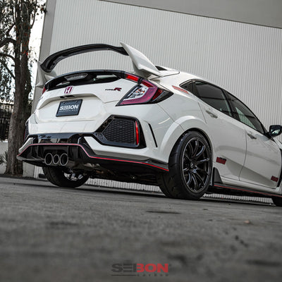 Seibon 16-17 Honda Civic Type R OEM Carbon Fiber Rear Lip