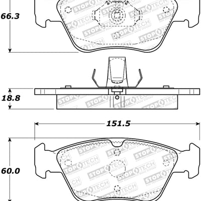 StopTech Street Brake Pads