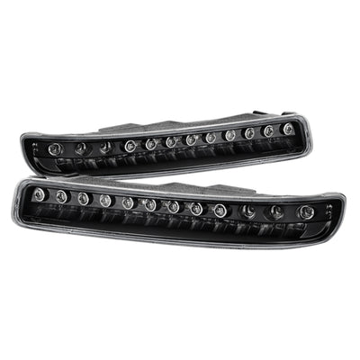 xTune GMC Sierra 99-06 Full LED Bumper Lights Black CBL-JH-GS99-LED-BK