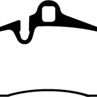 EBC 04-07 Porsche Cayenne 3.2 Redstuff Rear Brake Pads