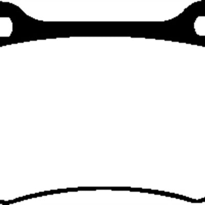 EBC 15+ Cadillac CTS 3.6 Twin Turbo Yellowstuff Rear Brake Pads