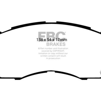 EBC 97-98 Subaru Impreza 1.8 Ultimax2 Front Brake Pads