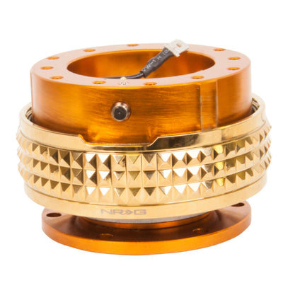 NRG Quick Release Kit - Pyramid Edition - Rose Gold Body / Chrome Gold Pyramid Ring