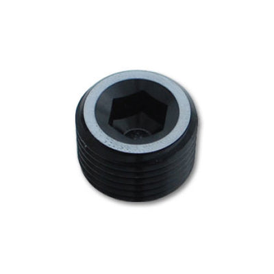Vibrant 1/8in NPT Socket Pipe Plugs - Aluminum