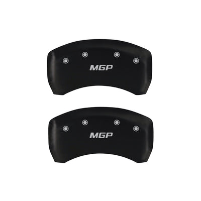 MGP 4 Caliper Covers Engraved Front & Rear MGP Red finish silver ch