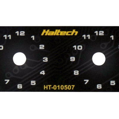 Haltech Dual Switch Panel w/Yellow Knob