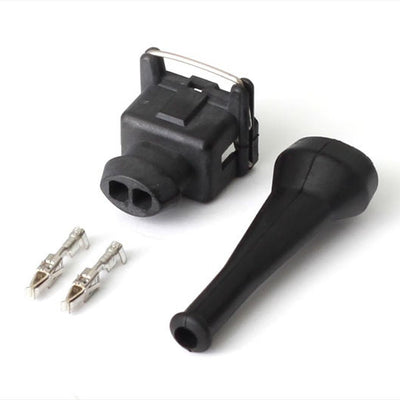 Haltech Bosch EV1 (Square) 2 Pin Junior Timer Female Connector Plug & Pins