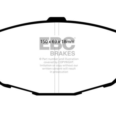 EBC 99-01 Lexus SC300 3.0 Ultimax2 Front Brake Pads