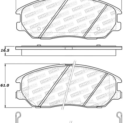 StopTech Street Brake Pads