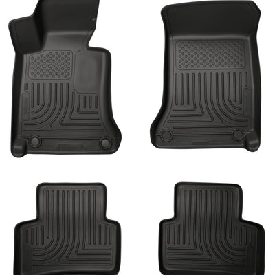 Husky Liners 2012 Mercedes C-Class WeatherBeater Combo Black Floor Liners