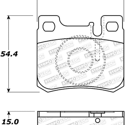 StopTech Street Brake Pads - Front