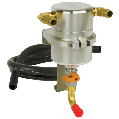 Moroso 06-10 Jeep SRT8 Air/Oil Separator Catch Can - Billet Aluminum