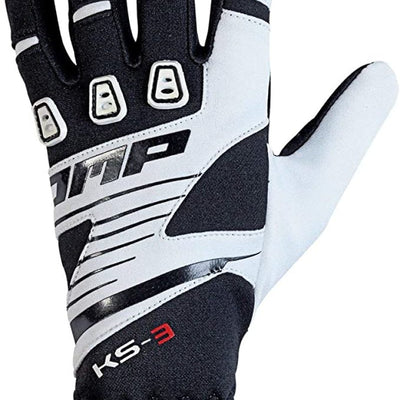 OMP KS-3 Gloves Black/White - Size 6 (For Children)