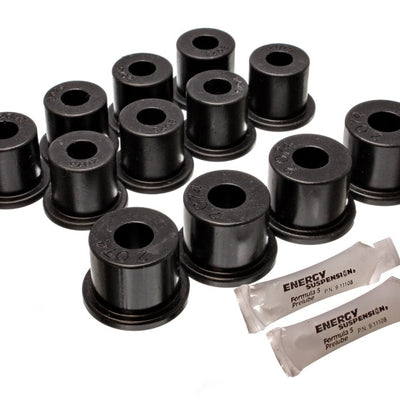 Energy Suspension 80-86 Nissan 720 & Hardbody Pickup 2WD Black Rear Leaf Spring Bushing Set