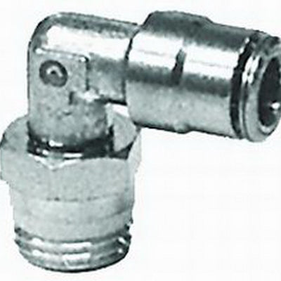 Firestone Male 1/4in. NPT To 1/4in. PTC Swivel 90 Degree Elbow Air Fitting (WR17603101)