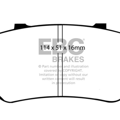 EBC 91-94 Nissan Sentra SE-R Ultimax Rear Brake Pads
