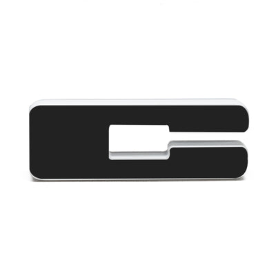 ORACLE Lighting Universal Illuminated LED Letter Badges - Matte Blk Surface Finish - C