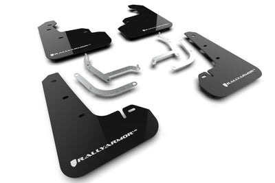 Rally Armor 24-25 Subaru Impreza Black UR Mud Flap w/ White Logo