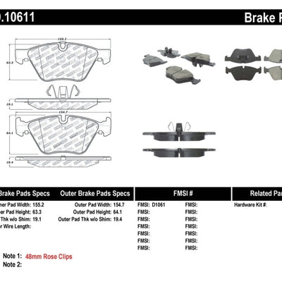 StopTech Performance Brake Pads