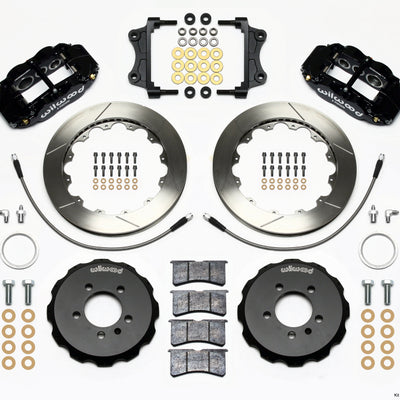 Wilwood Narrow Superlite 6R Front Hat Kit 12.88in 06-12 Volkswagen GTI w/ Lines