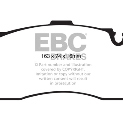 EBC 08-10 BMW 135 3.0 Twin Turbo Bluestuff Front Brake Pads