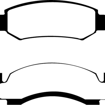 EBC 76-77 Ford Bronco 3.3 Greenstuff Front Brake Pads