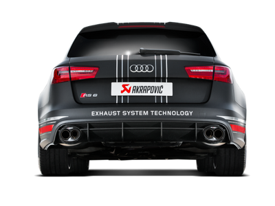 Akrapovic 14-17 Audi RS6 Avant (C7) Evolution Line Cat Back (Titanium) w/ Carbon Tips