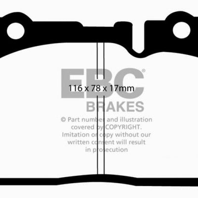 EBC 95-00 Lexus LS400 4.0 Greenstuff Front Brake Pads