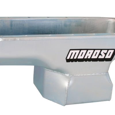 Moroso Mopar 273-340 (w/Center Sump) Deep Wet Sump 8qt 10in Steel Oil Pan