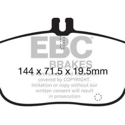 EBC 13+ Mercedes-Benz CLA250 2.0 Turbo Ultimax2 Front Brake Pads