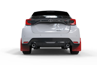 Rally Armor 20-25 Toyota GR Yaris Red Mud Flap w/White Logo