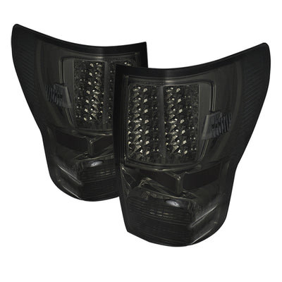 xTune Toyota Tundra 07-13 LED Tail Lights Smoke ALT-JH-TTU07-LED-SM