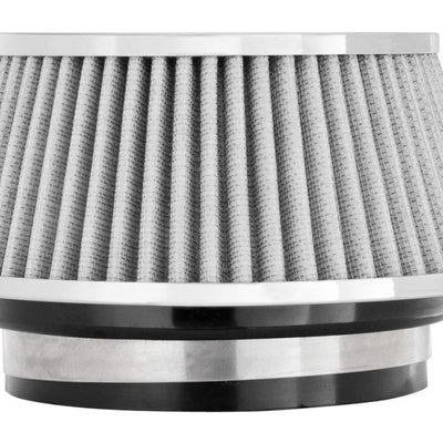 Spectre Adjustable Conical Air Filter 2-1/2in. Tall (Fits 3in. / 3-1/2in. / 4in. Tubes) - White