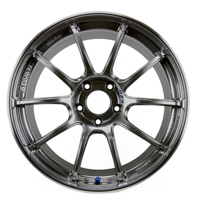 Advan RZII 19x9.0 +53 5x120 Racing Hyper Black Wheel